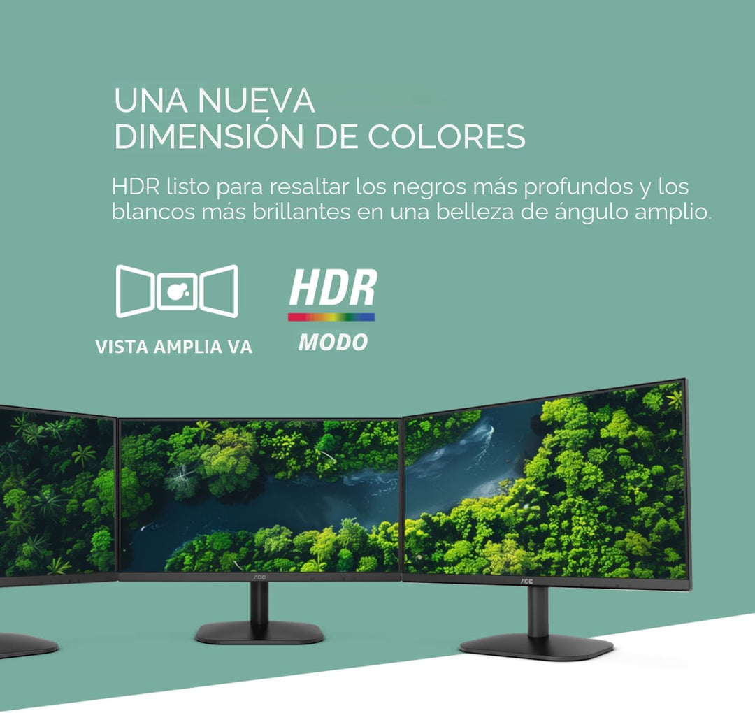 AOC Monitor de computadora de 22 pulgadas FHD 120Hz overclocked VA...