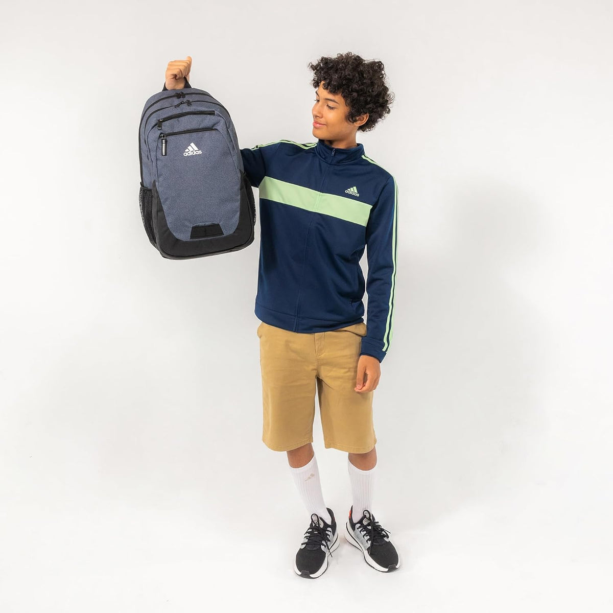 Mochila adidas Foundation para laptop, funda para libros, mochila d...