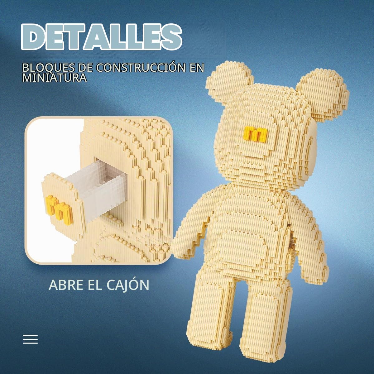 DAHONPA Conjunto de bloques de construcción micro mecánicos de animales con cerradura (7220 PIEZAS), decoración personalizada, regalo para adultos y niños