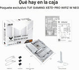 ASUS TUF Gaming X870-PRO WIFI7 W NEO AM5 ATX placa base, DDR5, ajus...