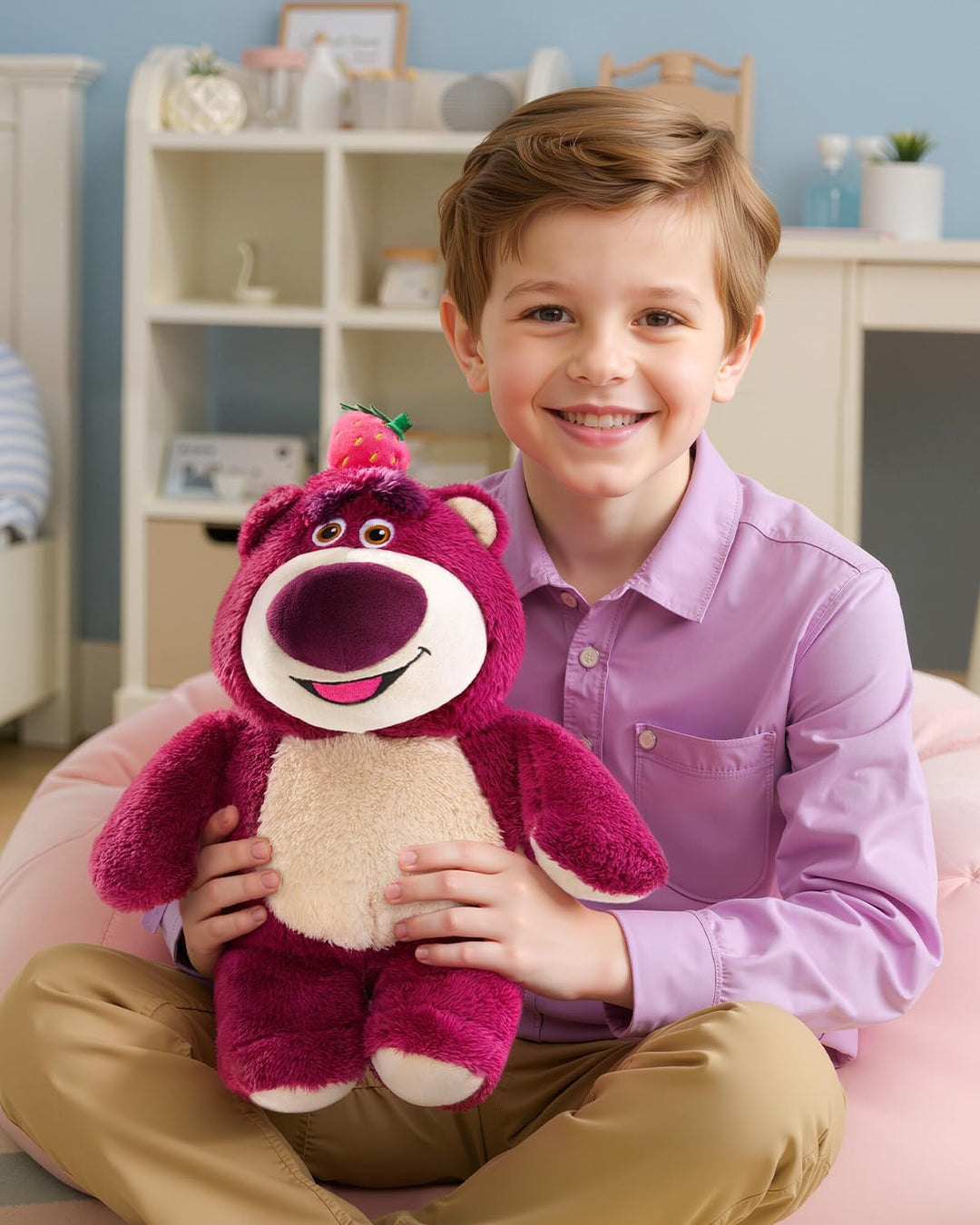 MINISO Disney Toy Story Lotso - Peluche de 14 pulgadas \u2013 Oso p...