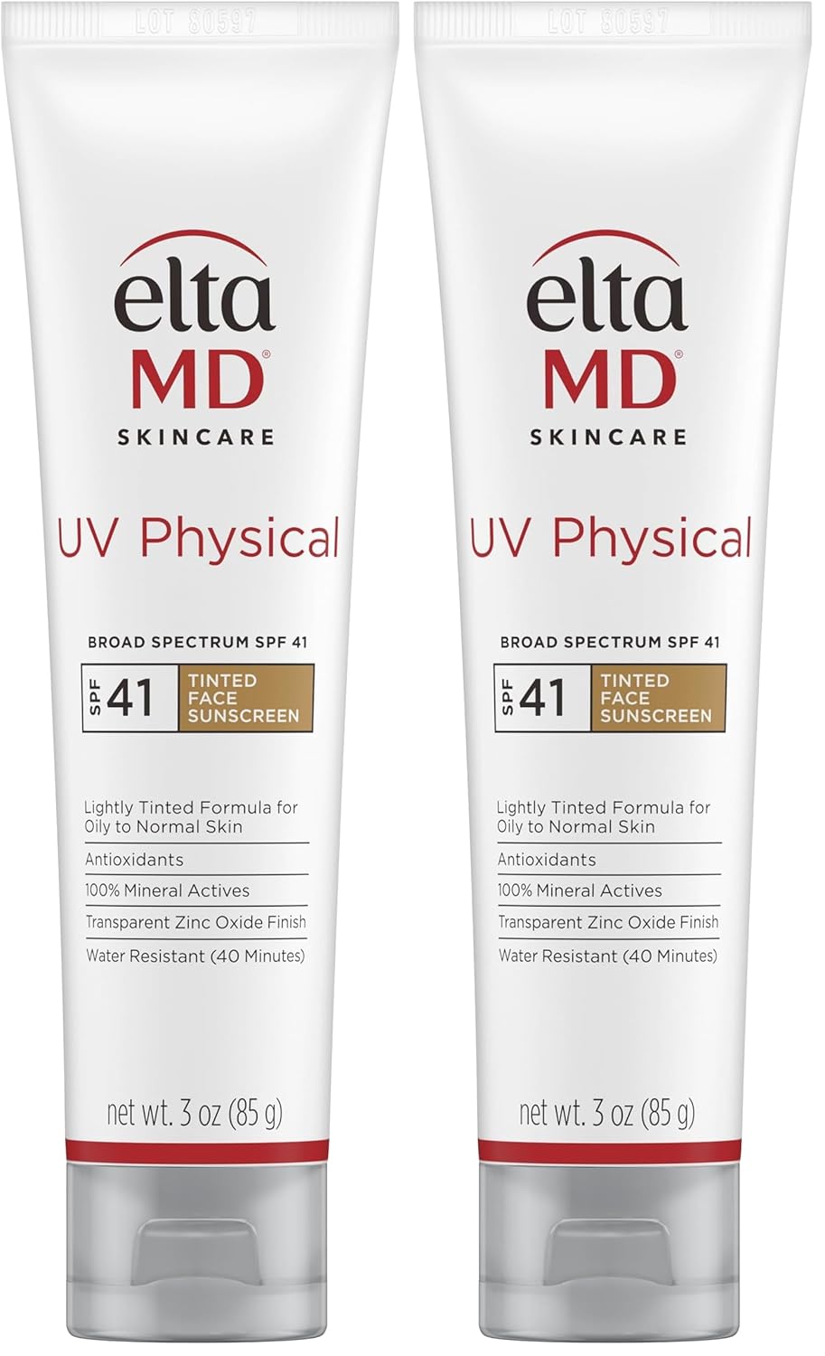 EltaMD Protector solar tintado físico ULTRAVIOLETA para la cara, pr...
