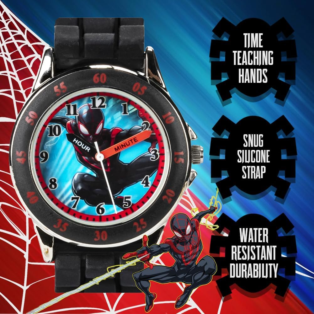 Accutime Marvel Spider-Man Miles Morales Time Teacher