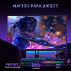 Monitor para juegos Z-Edge de 27 pulgadas, FHD 1080P 240Hz, monitor...