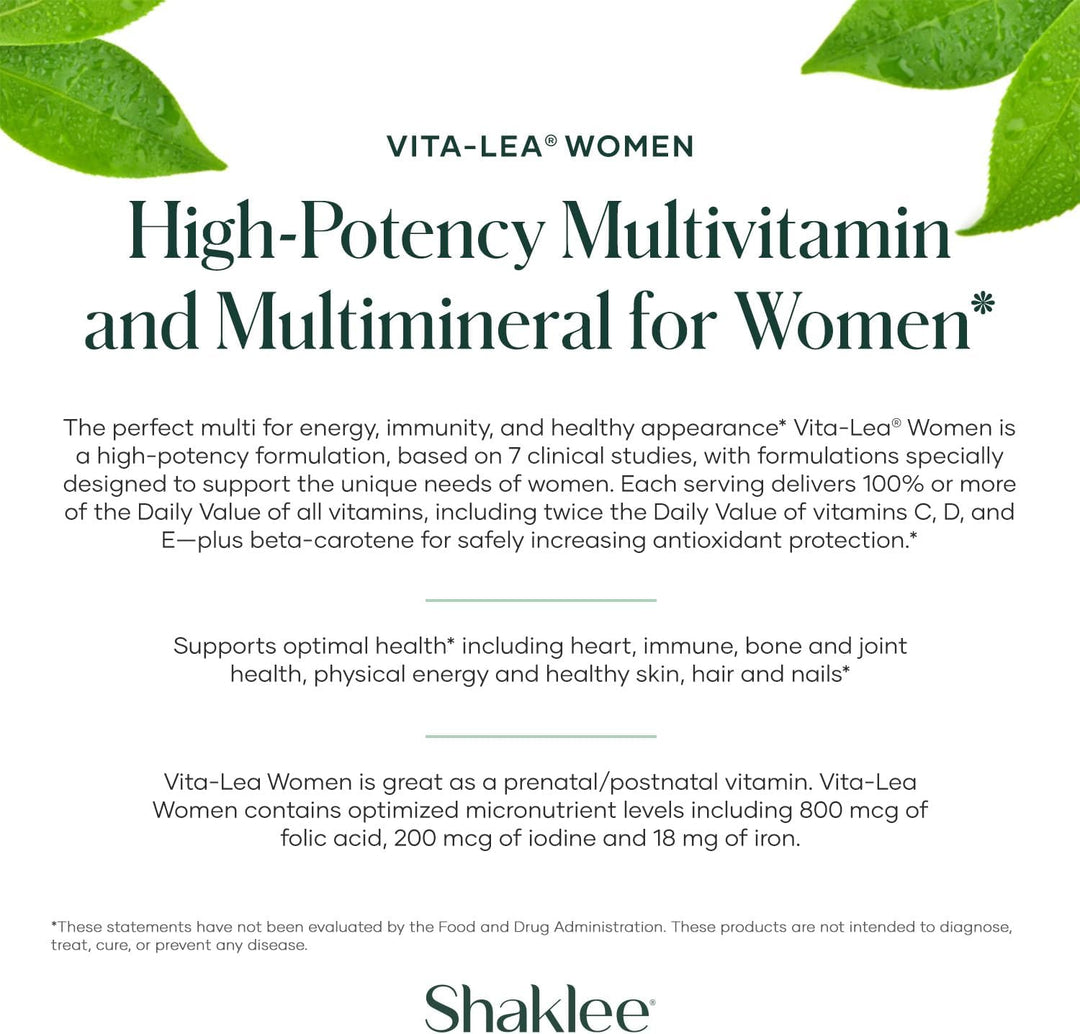 Shaklee - Vita-Lea® Multivitamínico y multimineral de alta potencia...