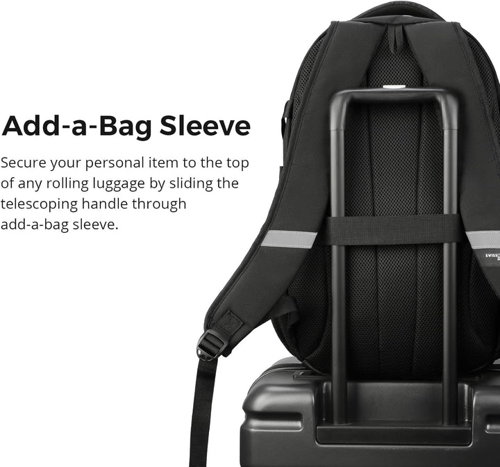 swissdigital Mochila para portátil de viaje de negocios, para hombr...