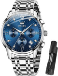 OLEVS Reloj multifunción para hombre, cronógrafo luminoso impermeable con