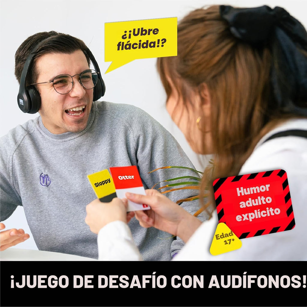 Sorry What - Award Winning Headphone Challenge Party Game para Adults 17+