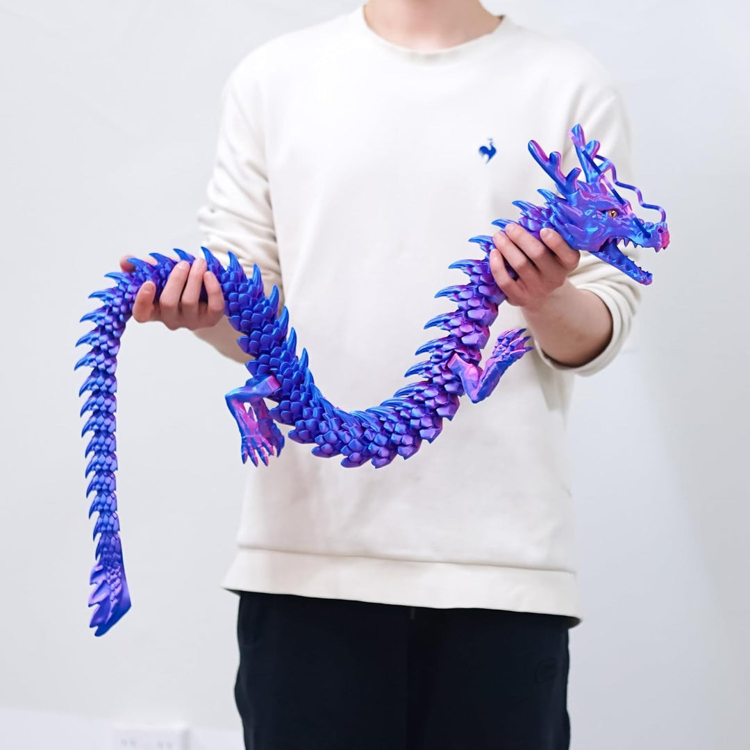Modelos de dragón impresos en 3D súper grandes de 47.3 pulgadas, fi...