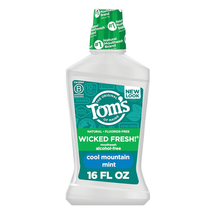 Tom\u2019s of Maine Enjuague bucal natural Wicked Fresh sin alcohol...