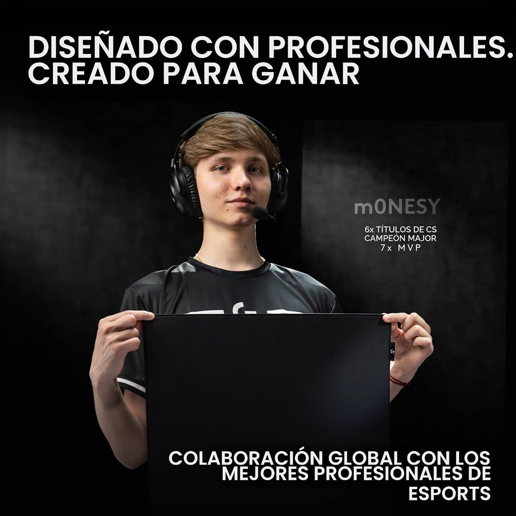 Logitech G PRO X Control - Alfombrilla de ratón para juegos, tamaño grande