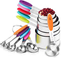 U-Taste - Juego de cucharas medidoras de acero inoxidable 18/8, 12 unidades