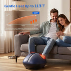 PHILIPS Masajeador de pies con calor, amasamiento Shiatsu y compresión de aire, 4 modos