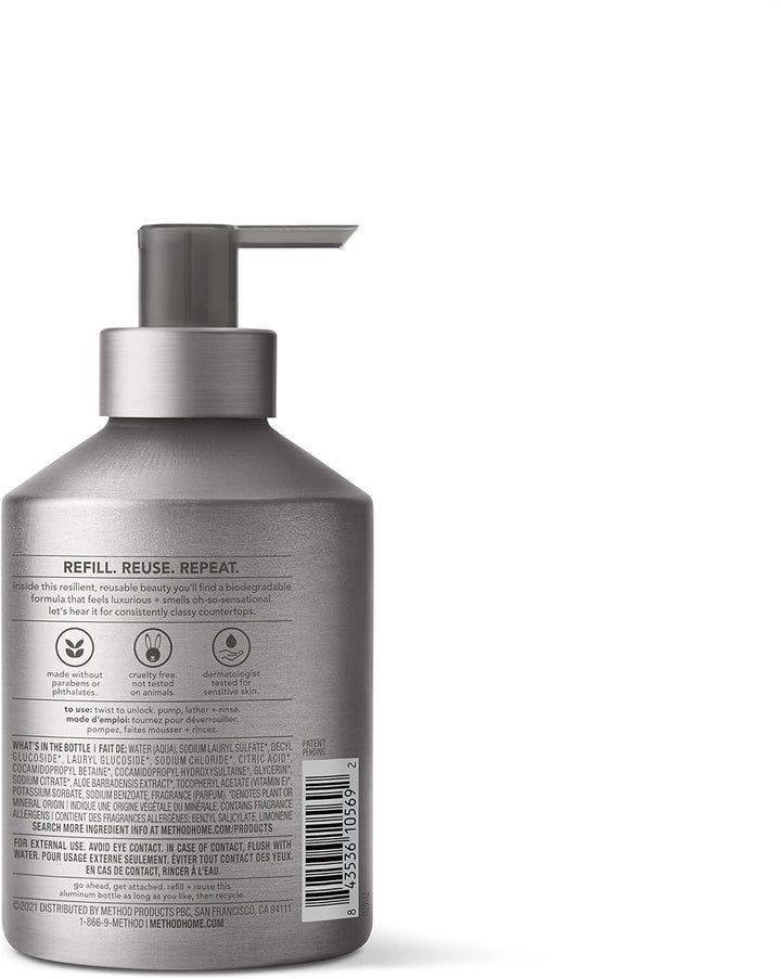 Method Jabón de manos en gel, violeta + lavanda, botella de alumini...