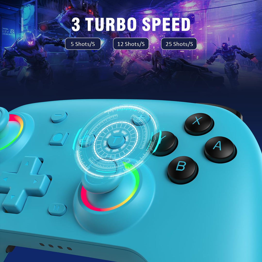 Deepdawn Controlador inalámbrico para Nintendo Switch\/Switch 2\/Li...