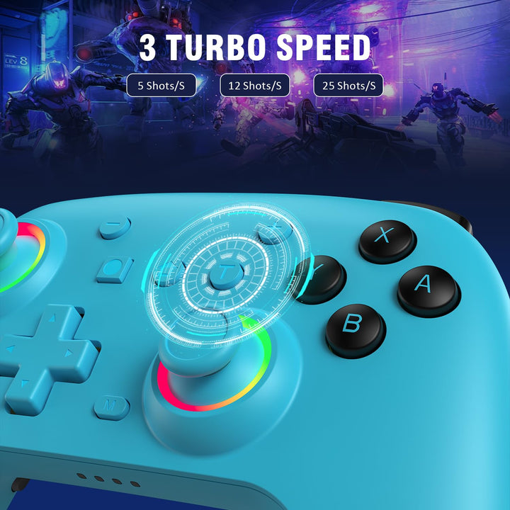 Deepdawn Controlador inalámbrico para Nintendo Switch\/Switch 2\/Li...