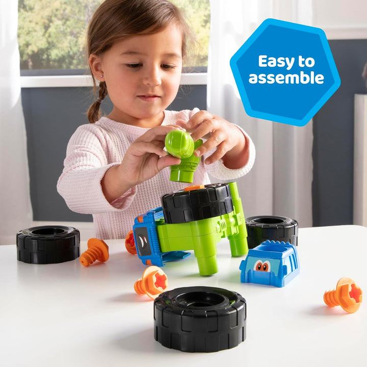 Build-A-Buddy Camión Monstruo Juguete - Juguetes de Construcción 2-...