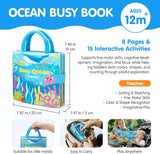 hahaland Libro de actividades sensoriales Montessori para