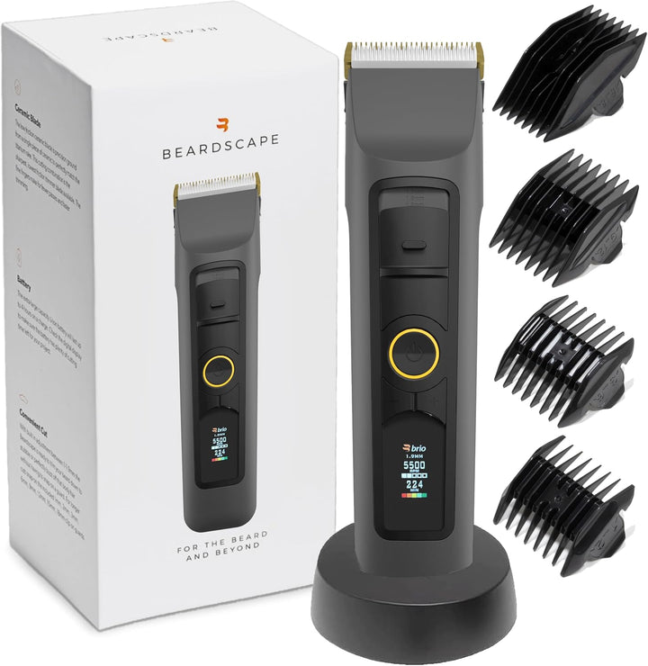 Brio Beardscape V2 Recortador de barba para hombre profesional con...