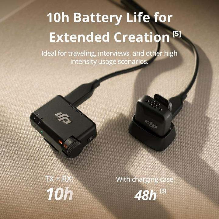 DJI Mic Mini (2 TX + 1 RX), audio rico en detalles, micrófono inalá...