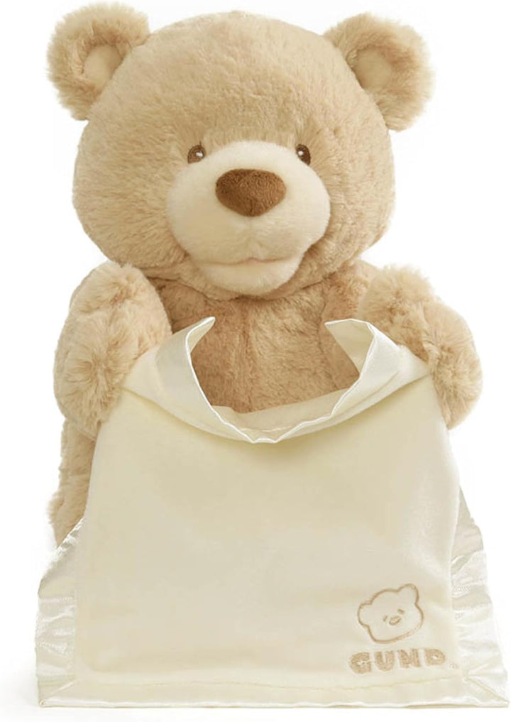 GUND Peek-A-Boo - Oso de peluche animado para bebés y