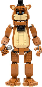 BLDR Five Nights at Freddy's™ Freddy Fazbear - Figura articulada de 11 pulgadas con 571 piezas, 0306