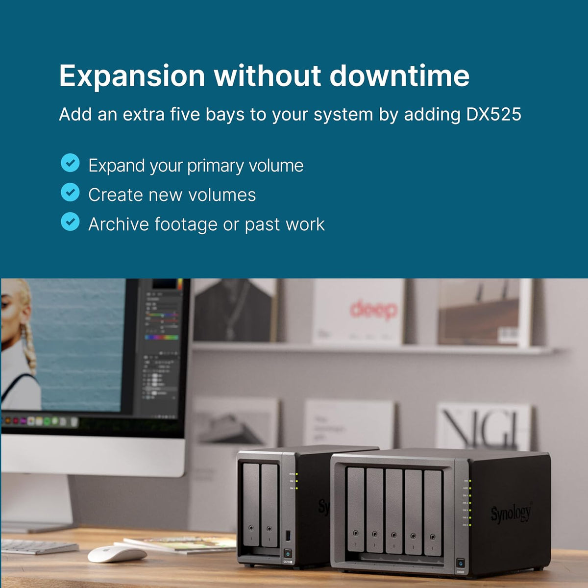 Synology DiskStation DS725+ de 2 bahías (sin disco)