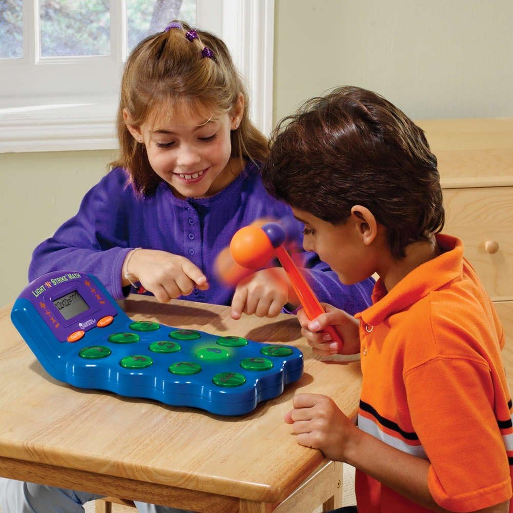Learning Resources Juego de matemáticas Light 'N' Strike, a...