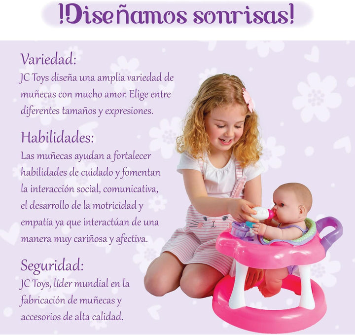 Lots to Love Babies JC Toys - Muñeca y andadera de 14\u201D | Juego...