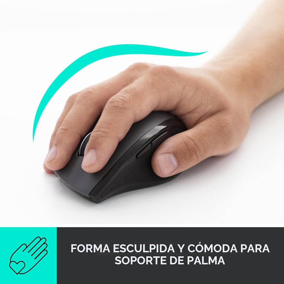 Ratón inalámbrico Logitech M705 Marathon, ratón inalámbrico para ju...