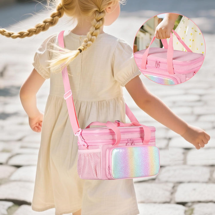 GRAOSO Estuche de transporte compatible con ropa de muñeca, organiz...