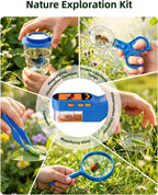Bug Catcher para niños, kit de ciencia de mano para niños de 4 a 12 años