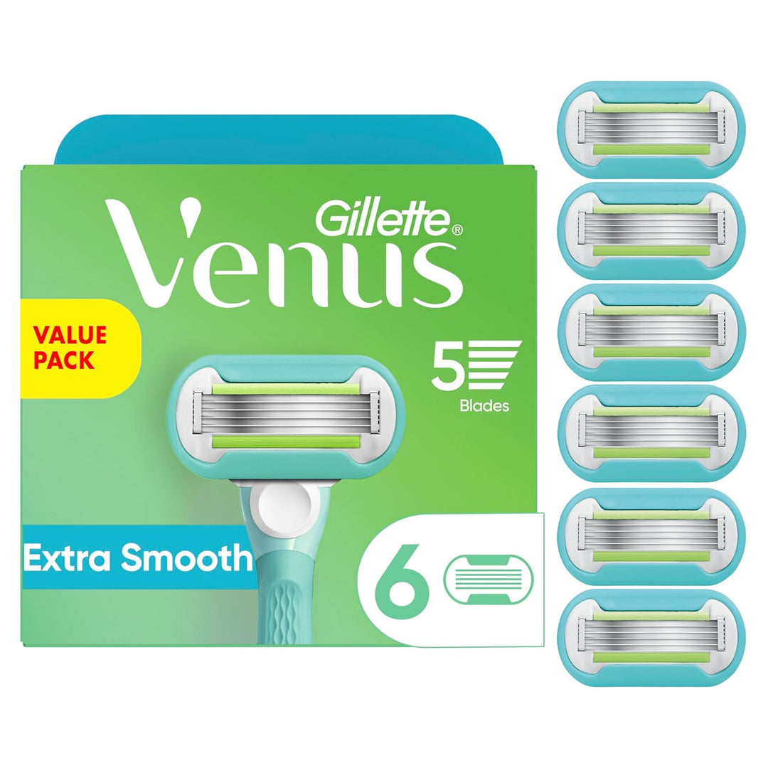 Gillette Venus Recambios de cuchillas de afeitar Extra Smooth para...