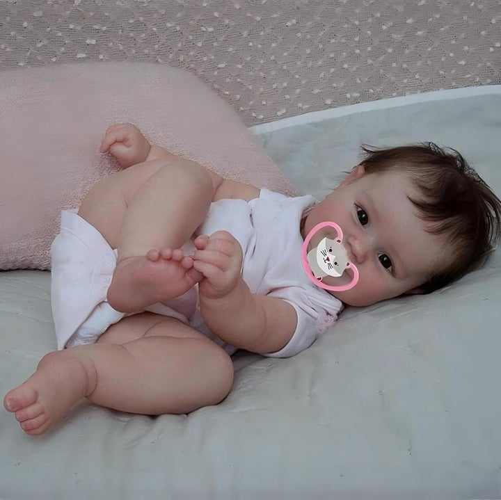 iCradle Muñeca de bebé Reborn de aspecto real y encantadora, muñeca...