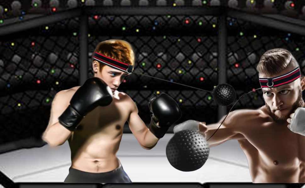 KANGHUANG Reflex Balls - Juego de diadema de boxeo para