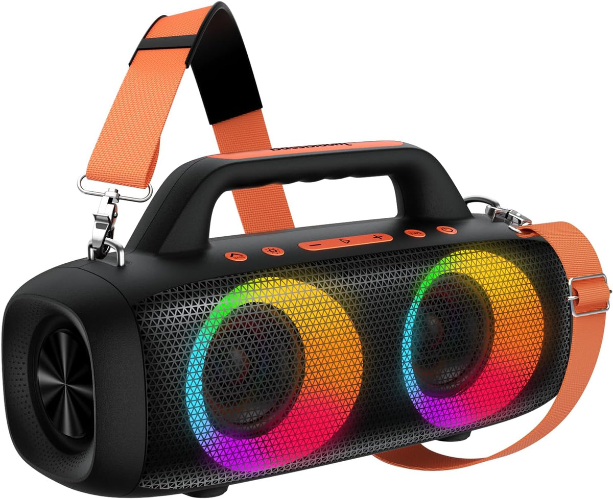 BassBloom Roar 1 altavoz Bluetooth portátil, sonido potente de 60 W...