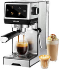Máquina de café expreso de 20 barras con espumador de leche