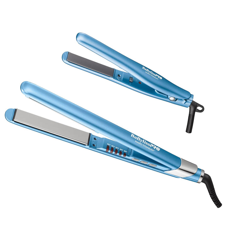 BabylissPRO Nano Titanium Ultra-Sleek Hair Straightener, Flat Iron...