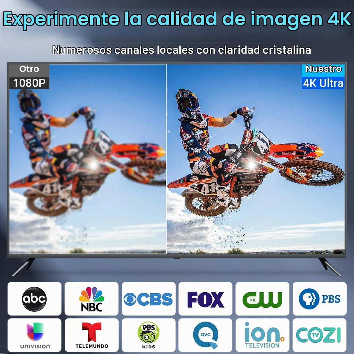 Antena de TV para Smart TV para interiores, antena de TV digital 2026 para