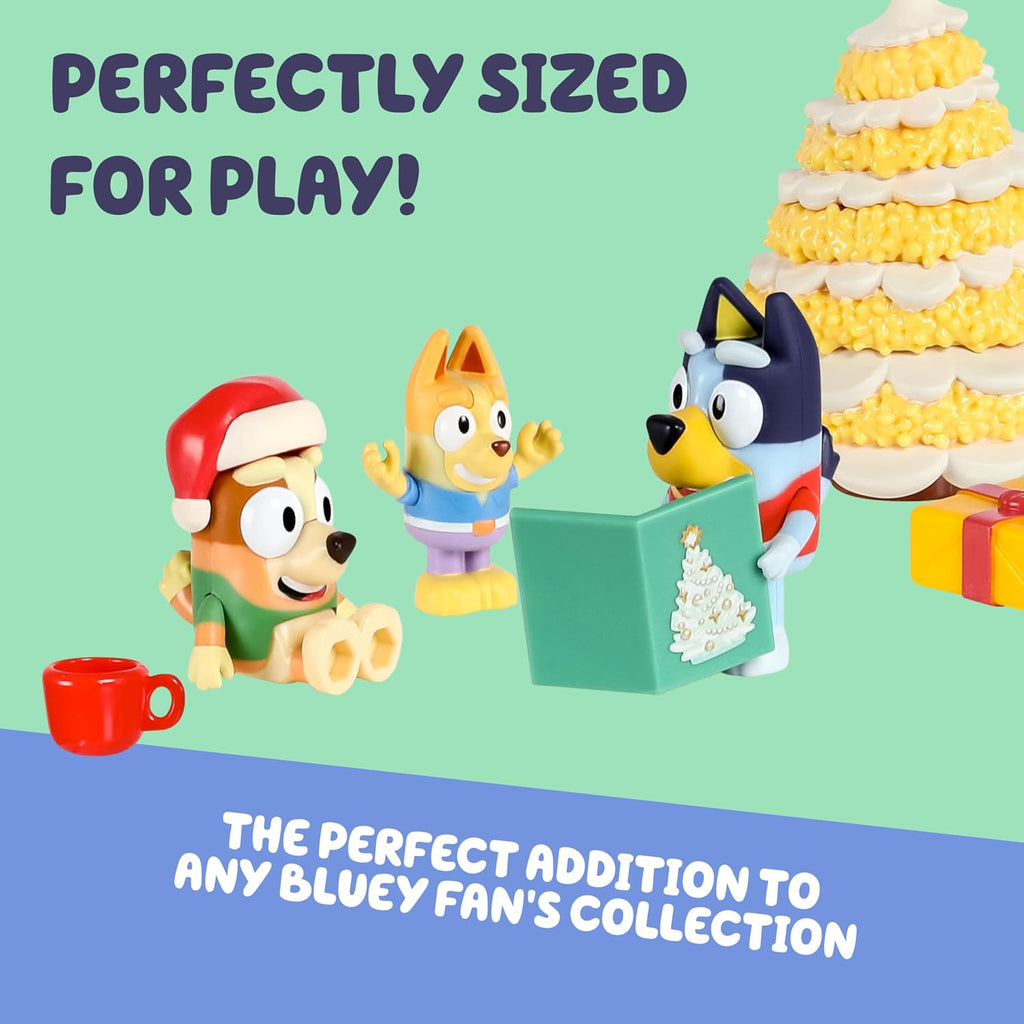 Bluey Calendario de Adviento 2026, 24 días de sorpresas, mini árbol