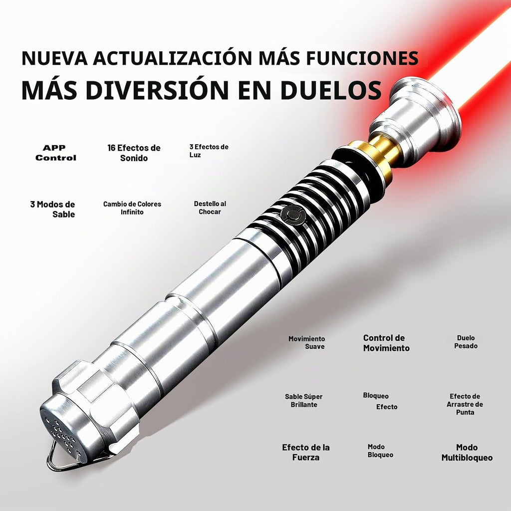 BSTSABER Sable de luz, suave oscilación de duelo, sable de luz de duelo