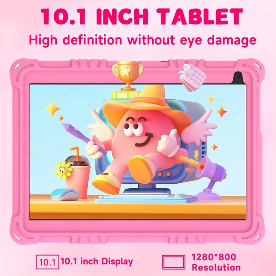 Tablet Android 15 para niños, tabletas de 10 pulgadas para niños, 8...