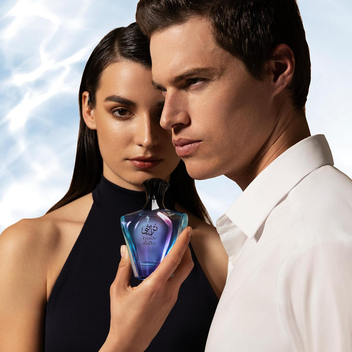 Afnan Turathi Electric - Eau de Parfum unisex, 3.0 onzas líquidas