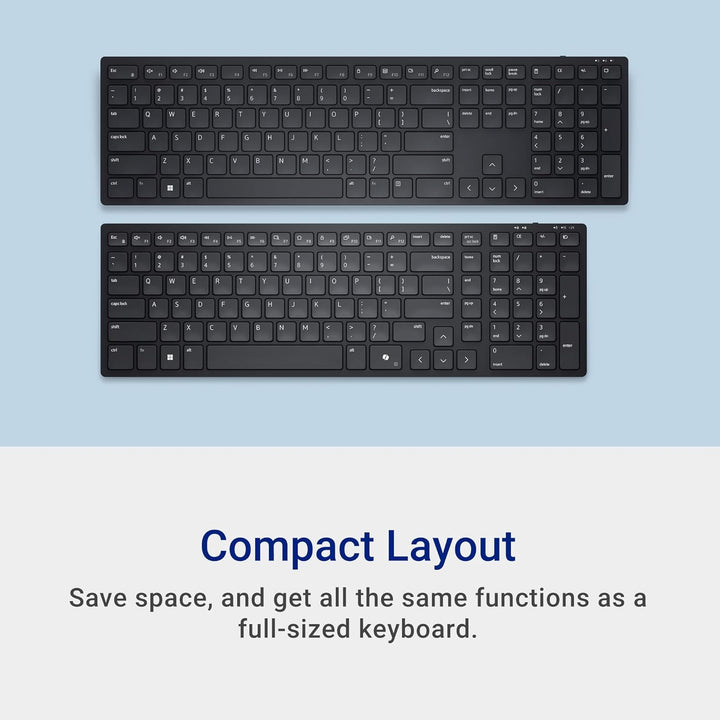 Dell KM555 Teclado y Mouse Silenciosos - 18 Teclas de Acceso Direct...