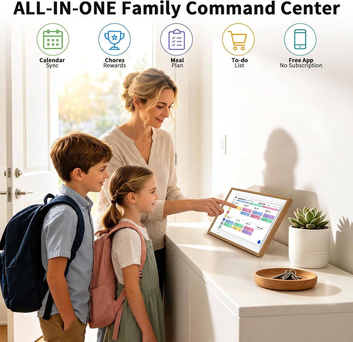 Calendario digital 10.1" Smart Family Planner Pantalla táctil