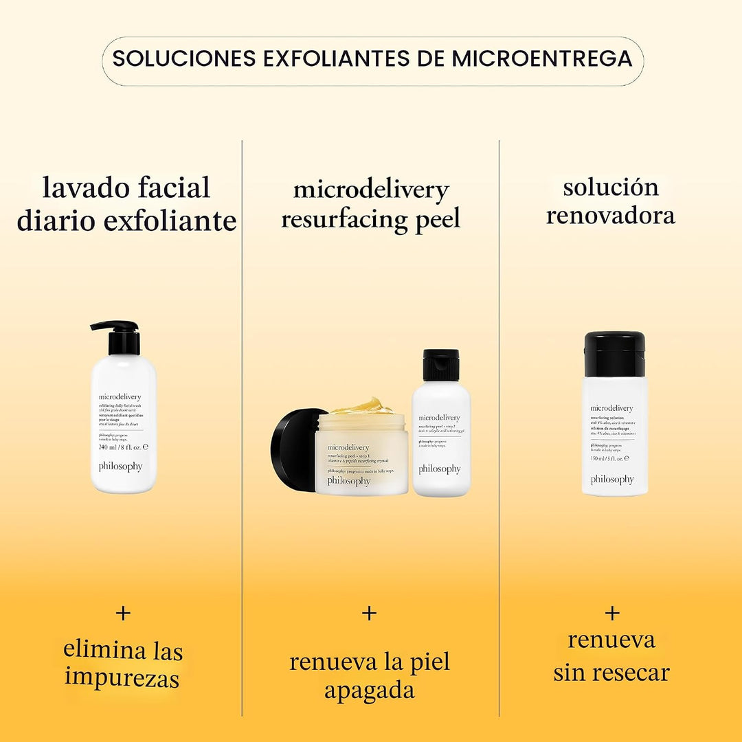philosophy El lavado facial diario exfoliante microdelivery - con t...
