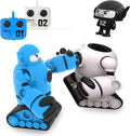 Sharper Image Mecha Rivals - Robots de batalla con control remoto, juego de robots de lucha inalámbricos para dos jugadores con luces y sonidos, modos solo y versus, asientos eyectores