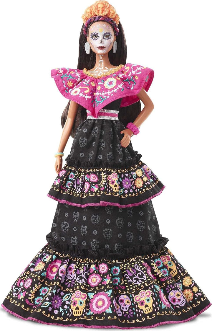 Barbie Muñeca Día De Los Muertos 2021 (11.5 pulgadas) con vestido b...