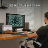 COREMINDED Soporte vertical doble ajustable para computadora portát...