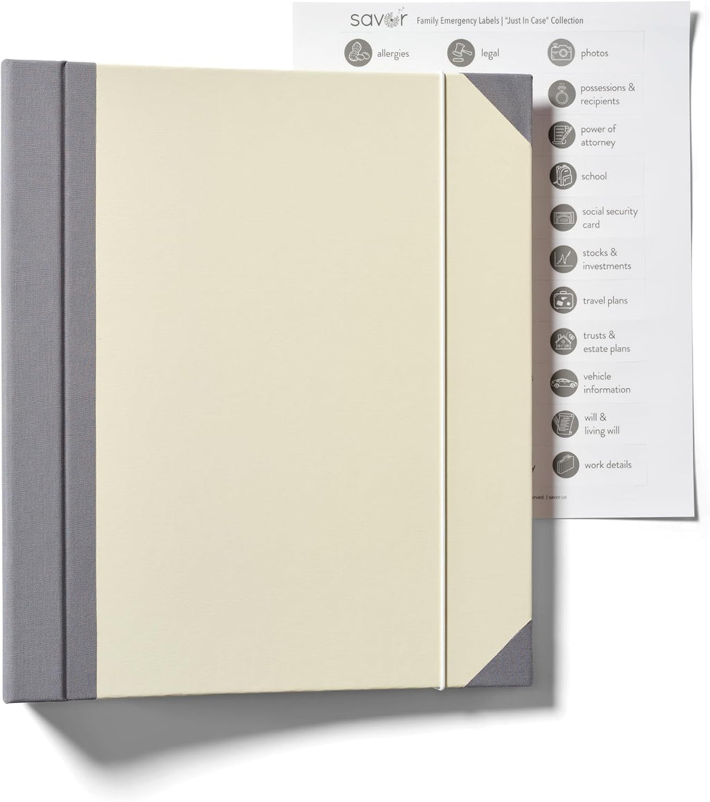 Savor Folio Important - Organizador de documentos, carpeta de archivos sin